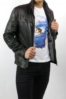 Кожаная куртка GIPSY GBGaines-SF-LAJORV-REDW