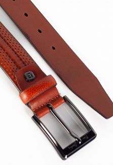 Кожаный ремень PIERRE CARDIN PC-GF-9013-COGNAC