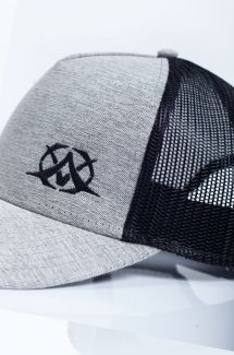 Кепкa X JEANS RAPPER-MELANGE-L-GREY