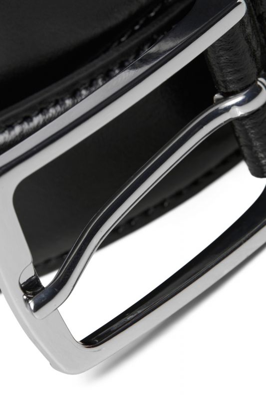 Кожаный ремень JACK & JONES 12136795-Black