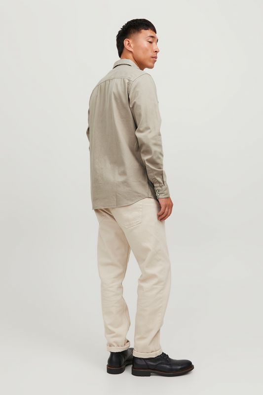Джинсовая рубашка JACK & JONES 12138115-Crockery