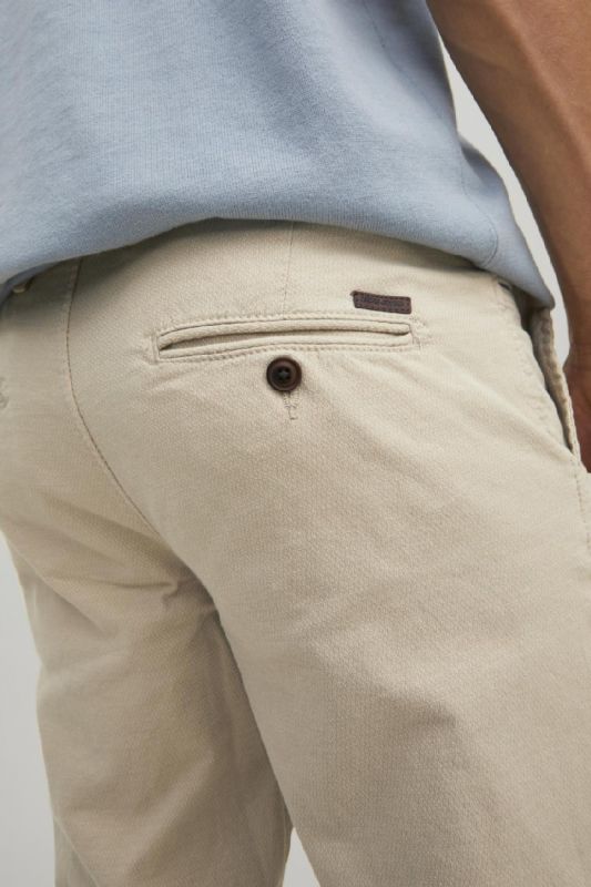Классические брюки JACK & JONES 12206198-Dune-SOLID