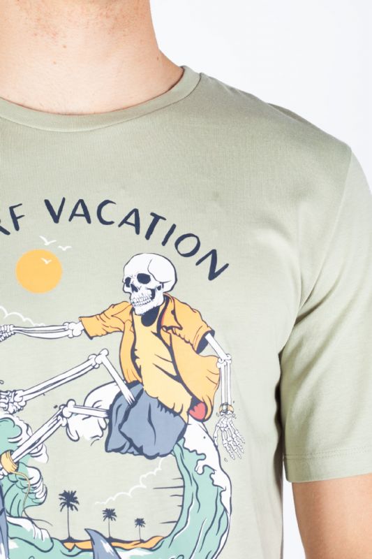 Футболкa JACK & JONES 12247808-Desert-Sage