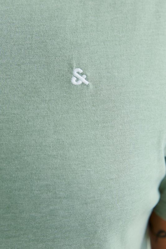 Футболкa JACK & JONES 12253778-Iceberg-Green