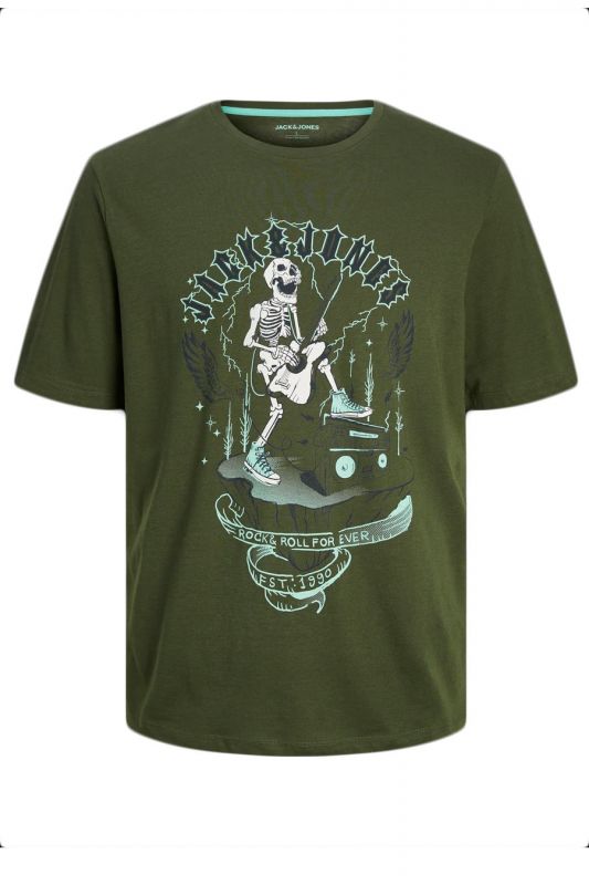 Футболкa JACK & JONES 12256782-Kombu-Green-B