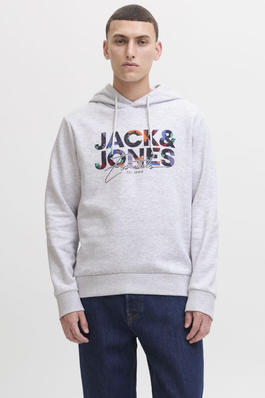 Спортивный свитер JACK & JONES 12279119-White-Melange