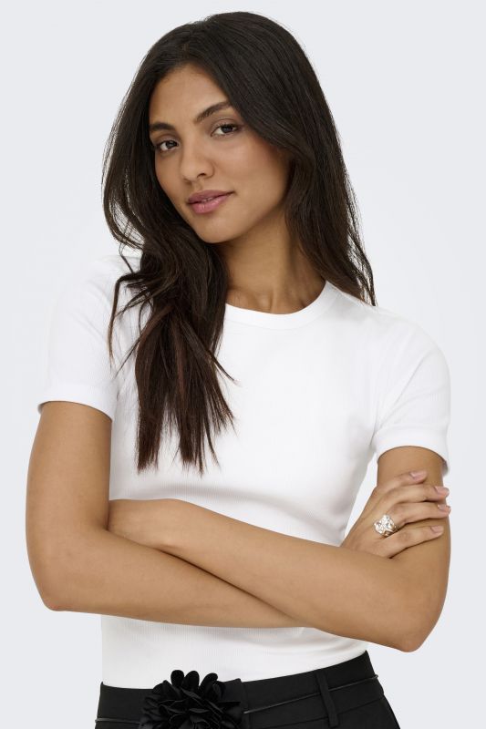 Футболкa ONLY 15369240-Bright-White