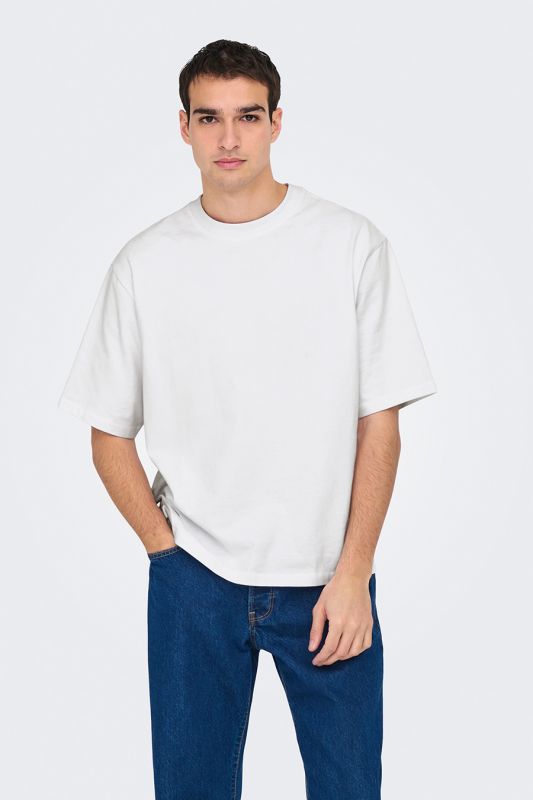 Футболкa ONLY & SONS 22027787-Bright-White