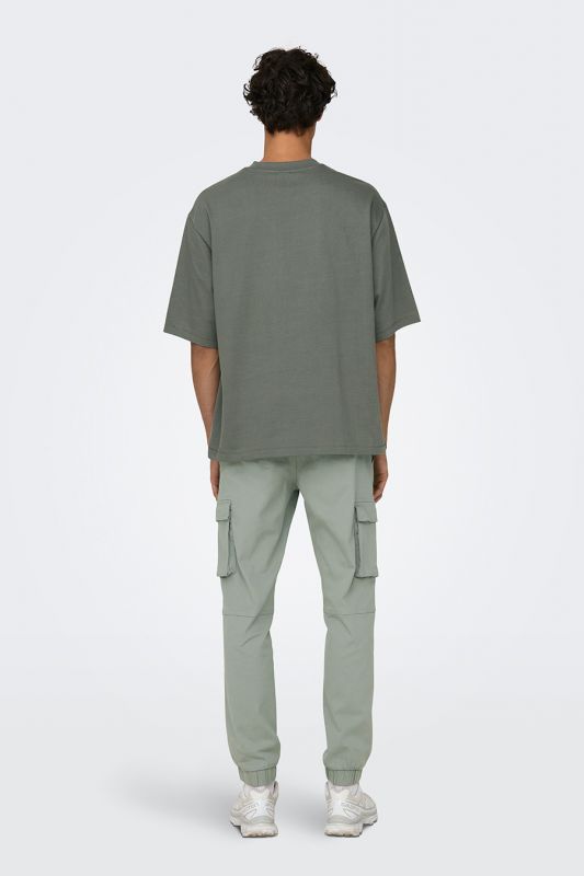 Футболкa ONLY & SONS 22027787-Castor-Gray