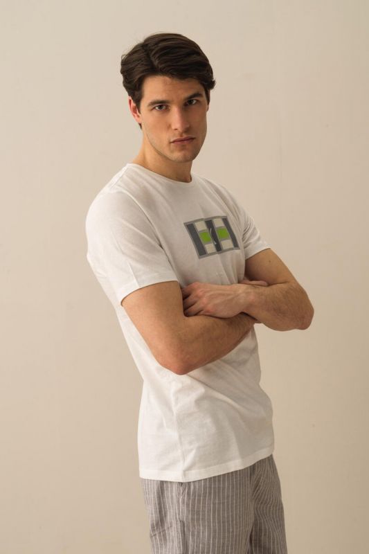 Футболкa XINT 502025-K-BEYAZ